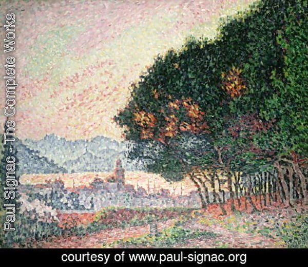 Paul Signac - Forest near St. Tropez, 1902
