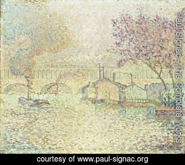 Paul Signac - The Viaduct at Auteuil, c.1900