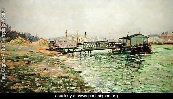 The Seine at Quai St. Bernard, c.1886