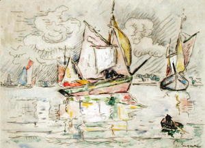 Paul Signac - Fishing Boats