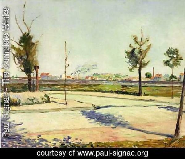 Paul Signac - The Road to Gennevilliers, 1883