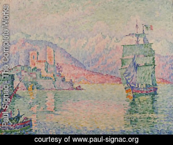 Paul Signac - Antibes, Evening, 1914
