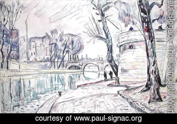 Paul Signac - Paris - River Scene