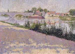 Paul Signac - Les Andelys, Port Morin, 1886