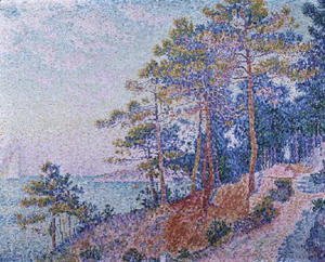 Paul Signac - St. Tropez, the Custom's Path, 1905