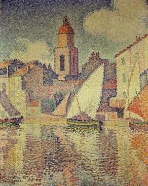 Paul Signac - The Clocktower at St. Tropez, 1896