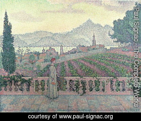 Paul Signac - Woman on the Terrace, 1898