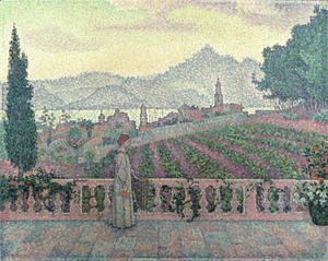 Paul Signac - Woman on the Terrace, 1898