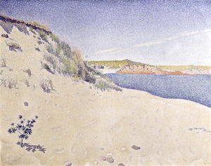 Paul Signac - Sandy Seashore, 1890