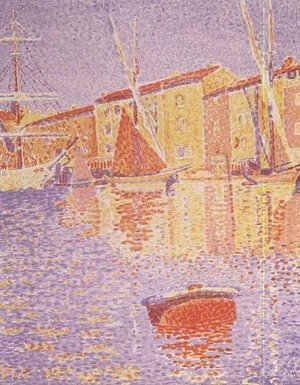 Paul Signac - Buoy, Port of St. Tropez, 1894