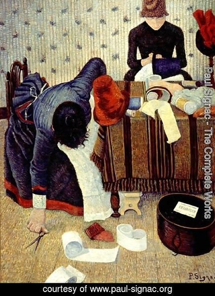 Paul Signac - The Milliner, 1885