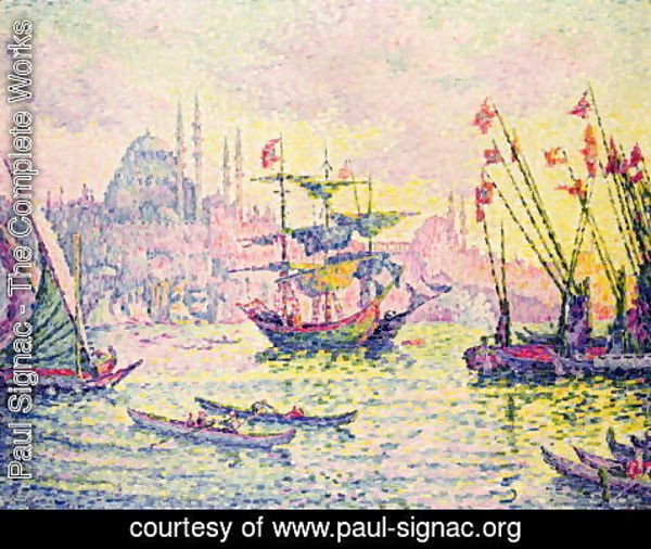 Paul Signac - View of Constantinople, 1907