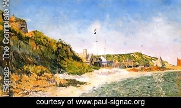 Paul Signac - Port-en Bessin, the Beach