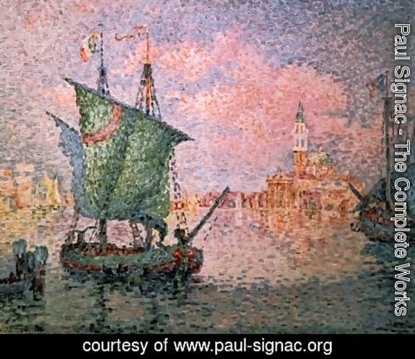 Paul Signac - Venice - The Pink Cloud