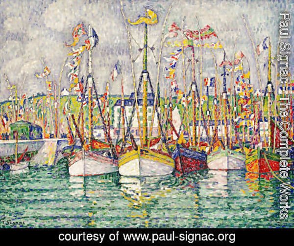 Paul Signac - Blessing of the Tuna Fleet at Groix 1923