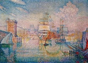 Paul Signac - Entrance to the Port of Marseilles