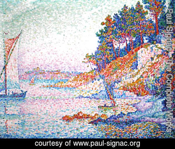Paul Signac - La calanque (The bay)
