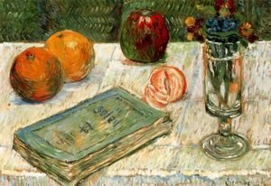 Paul Signac - Still Life with a Book