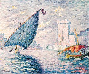 Paul Signac - Marseille, Barques de pche