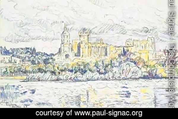 Paul Signac - Palais des Papes, Avignon