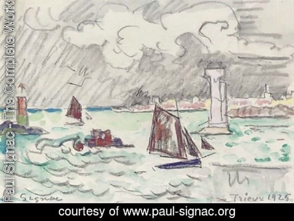 Paul Signac - Vue du Trieux