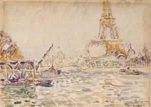 Paul Signac - Vue De Paris Avec La Tour Eiffel