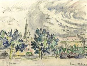 Paul Signac - Bourg St. Andeol