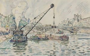 Paul Signac - Le Pont Du Carrousel