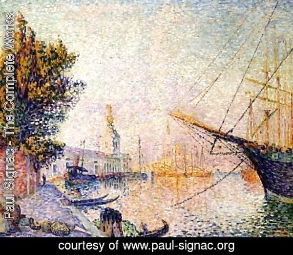 Paul Signac - La Dogana (Venise)