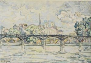 Paul Signac - Paris, Le Pont Des Arts