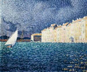 Paul Signac - Saint-Tropez, the Storm
