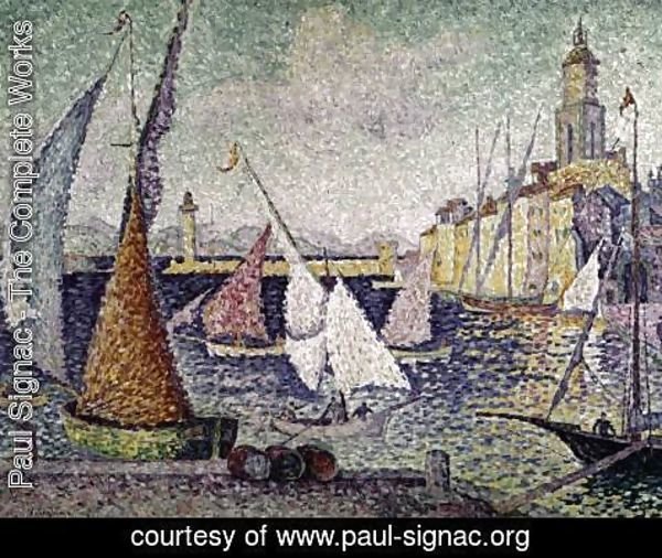 Paul Signac - The Port of Saint-Tropez 2