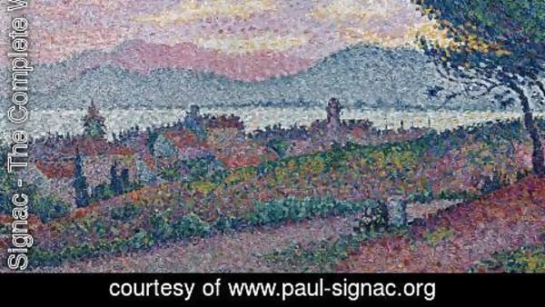 Paul Signac - View of Saint-Tropez (detail)