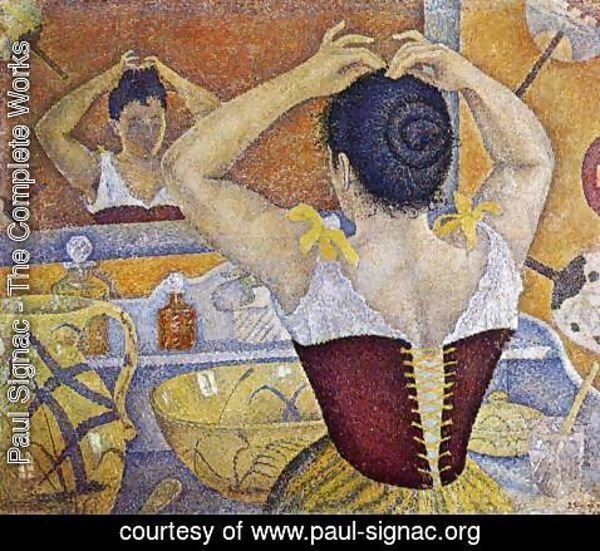 Paul Signac - Woman Taking up Her Hair
