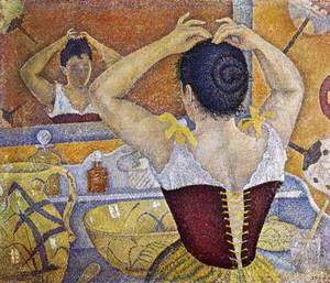 Paul Signac - Woman Taking up Her Hair