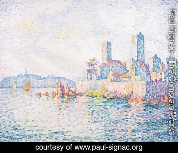 Paul Signac - Antibes, the towers