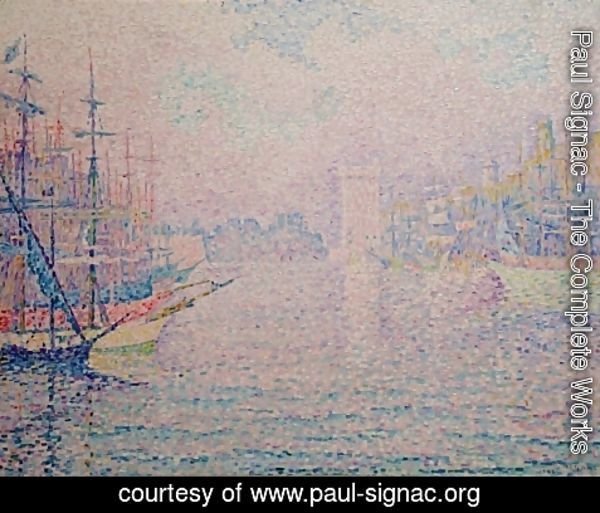 Paul Signac - Marseille, an Old Port