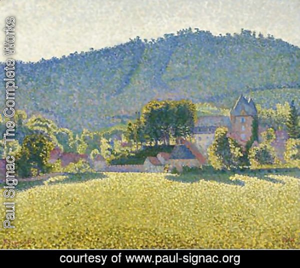 Paul Signac - Comblat and the valley of the Cere