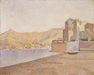 Paul Signac - The Town Beach Collioure Opus 165