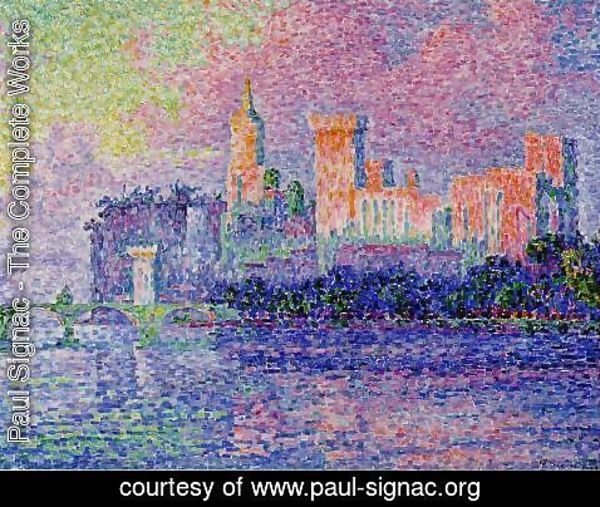 Paul Signac - The Papal Palace Avignon