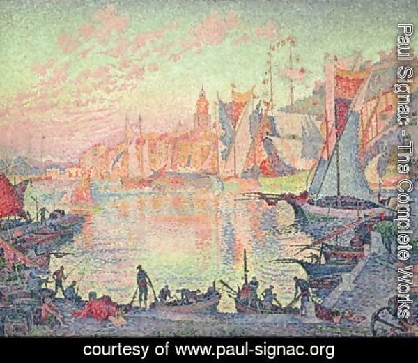 Paul Signac - The Port Of Saint Tropez