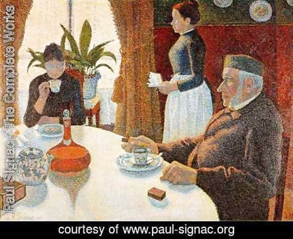 Paul Signac - The Dining Room 1887