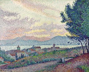 Paul Signac - St. Tropez, Pinewood, 1896