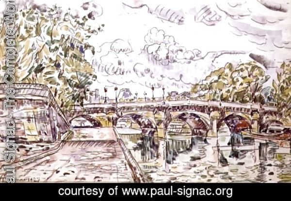 Paul Signac - The Pont Neuf, Paris, 1927