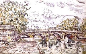 Paul Signac - The Pont Neuf, Paris, 1927