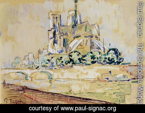 Paul Signac - Notre Dame, 1885