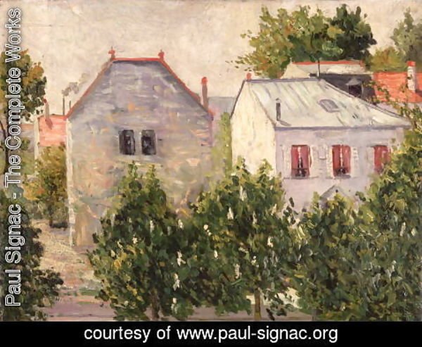 Paul Signac - Garden at Asnieres, 1883