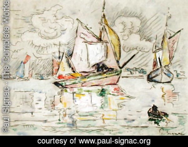 Paul Signac - Fishing Boats