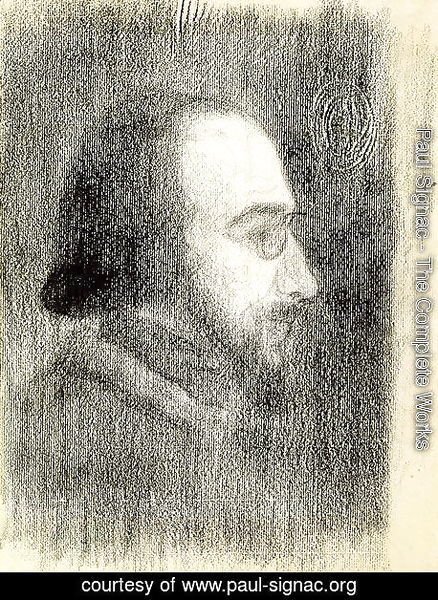 Paul Signac - Erik Satie (1866-1925) c.1886