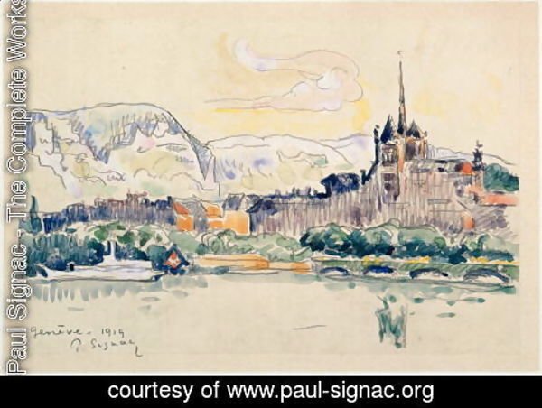 Paul Signac - Geneva, 1919